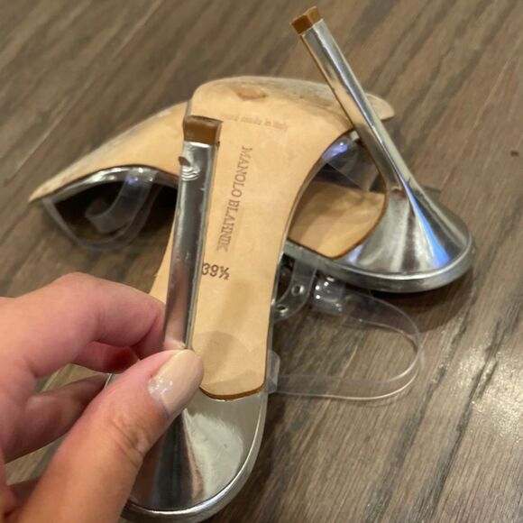 Manolo Blahnik clear strap heel - Picture 4 of 5